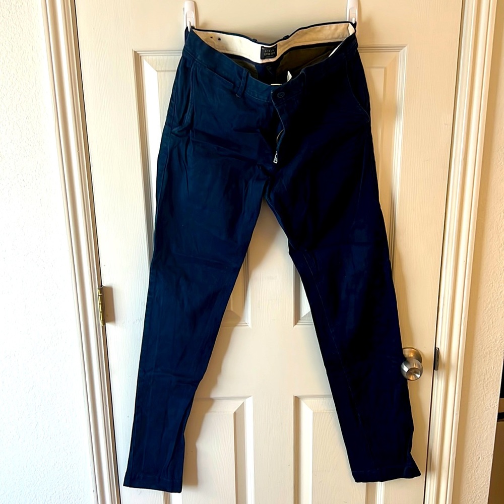 J. Crew Slim-fit 484 Stretch Chino Navy
